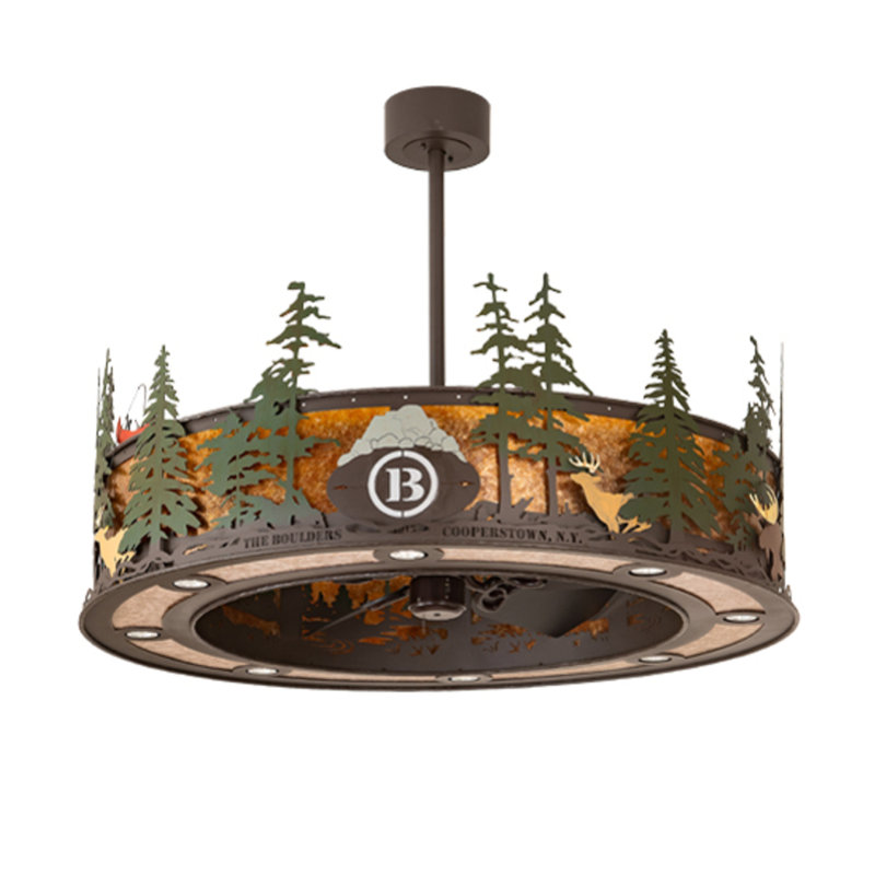 Boulders Downrod Ceiling Fan