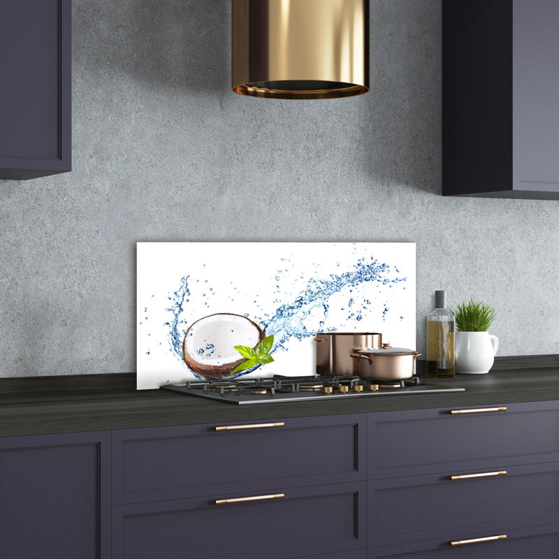 Abdirizaq 50cm W x 100cm L Glass Peel and Stick Panel
