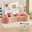 Yellow Curved Compressed Sofa, Creative Nordic-Style Design For Living Room, Comfortable, Soft And Suitable For Multiple Scenarios-204515542