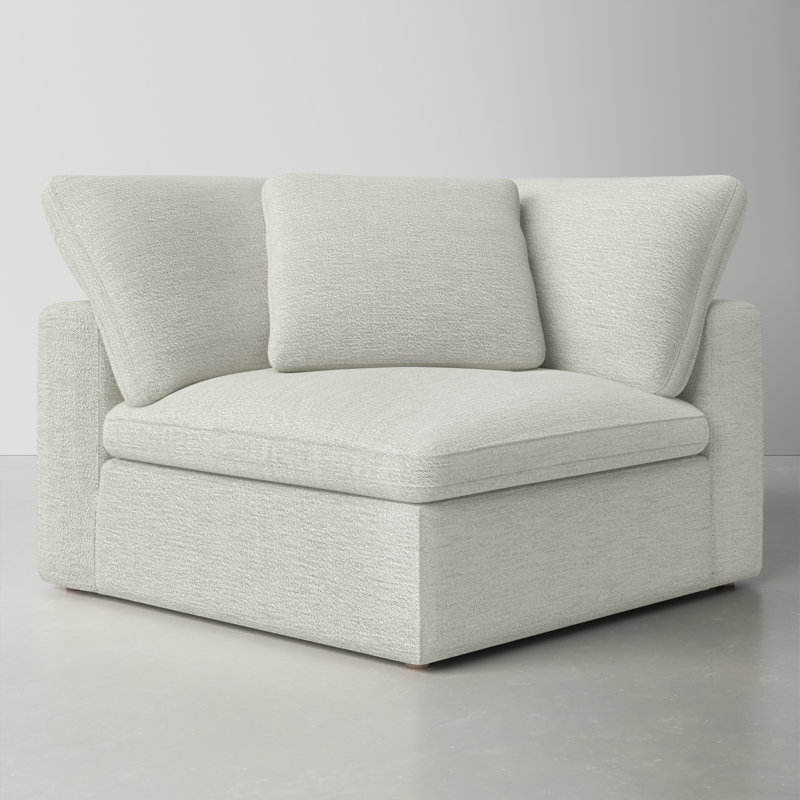 Tila Upholstered Accent Chair, Light Gray Livesmart®
