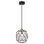 Luminaire suspendu simple à 1 lumière Lucilo-116654552