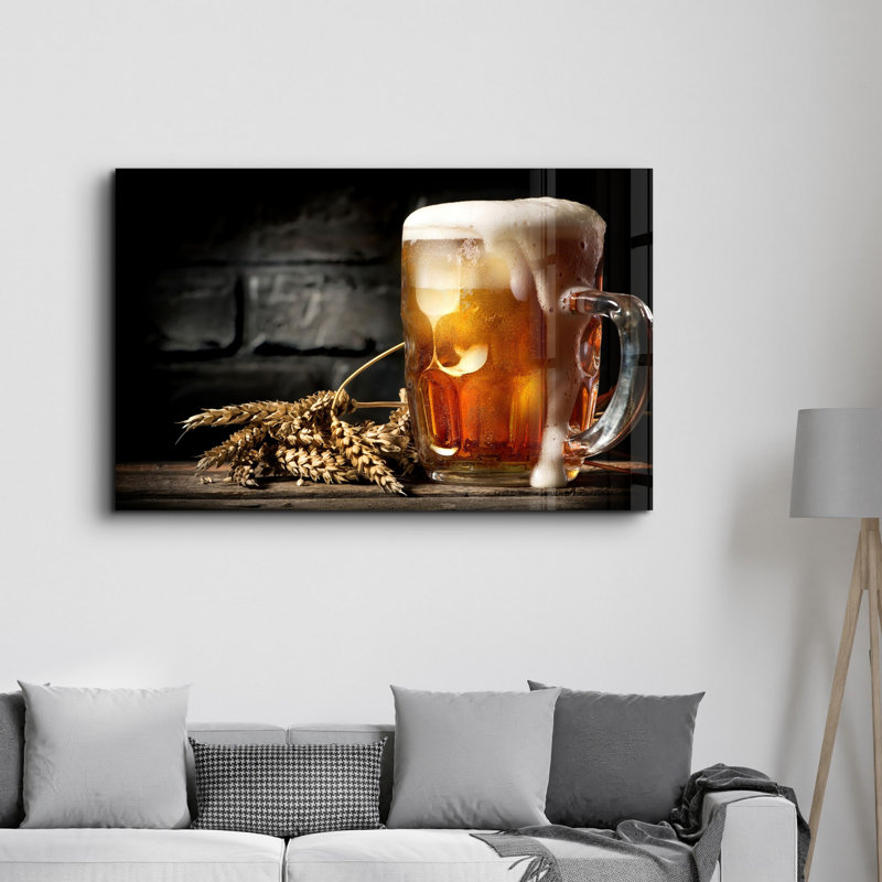 Peinture élégante en verre trempé de 27,6 po x 43,3 po | 100% verre trempé, épaisseur: 0,16 pouce | Œuvre imprimée UV, parfaite pour la décoration intérieure et les intérieurs modernes, des visuels époustouflants pour toute pièce