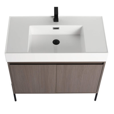Ebern Designs Yordana Bathroom Vanity 36" Wide