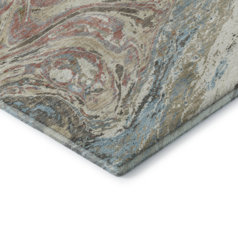 Tapis de qualité supérieure lavable à la machine Cossette AMF1061, Rond 8 pi