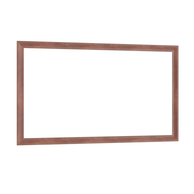 Modern Rectangle Bathroom Mirror, Coral