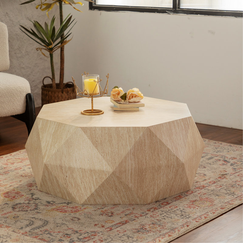 Coffee Table, Wooden Accent Table For Office And Living Room