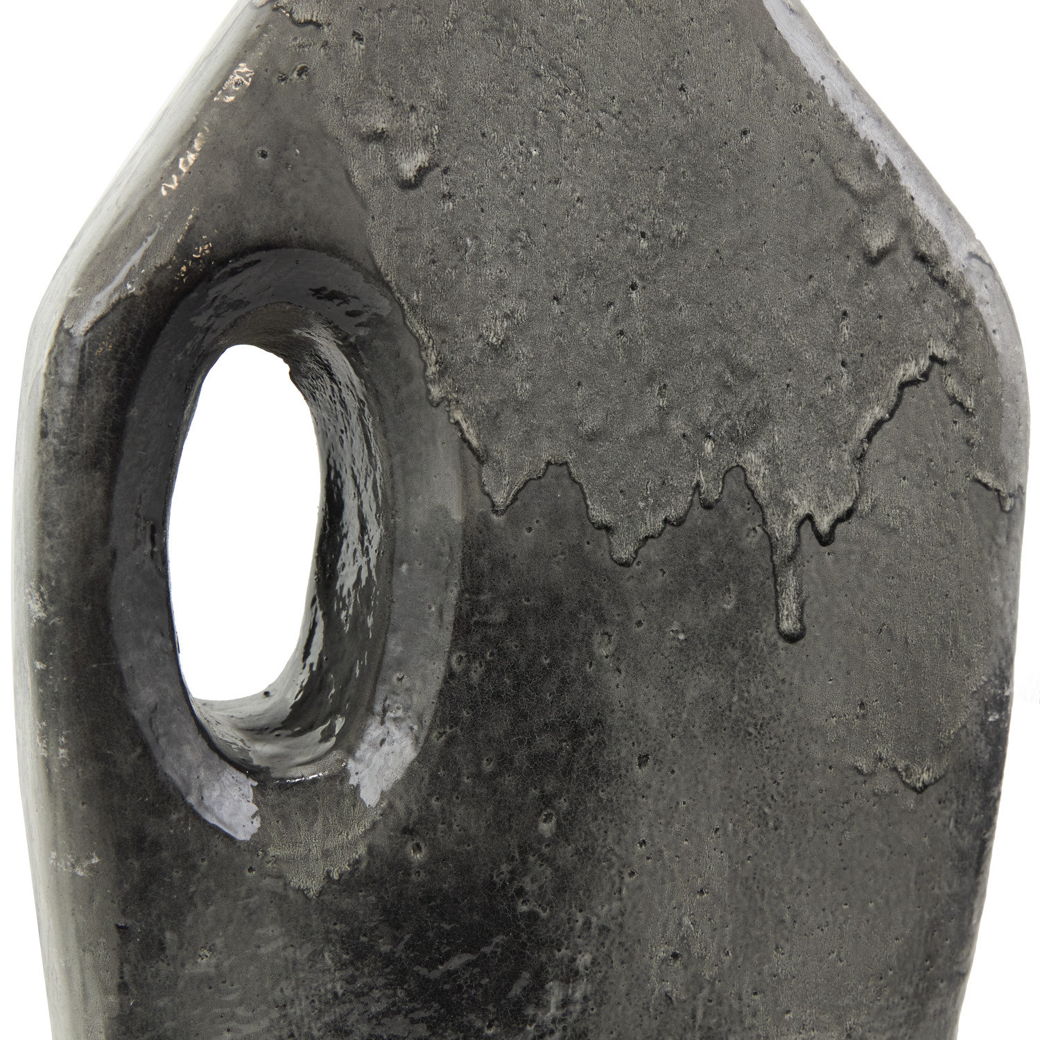 Kimona Earthenware Table Vase, 17.95" H x 9.40" W x 4.10" D