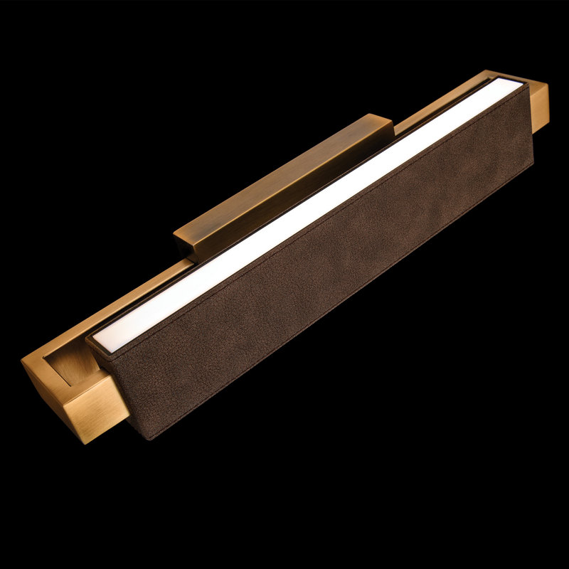 Kinsman 2 - Light LED Bath Bar, Bomber Brown Aged Brass