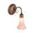 Pink Pond Lily Victorian Armed Sconce