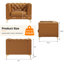 Chaise Chesterfield en similicuir rembourré avec pieds en métal doré-1403588504-1403588510-1398315850