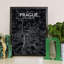 Prague City Map - Unframed Graphic Art Print on Paper-642211103-559025247