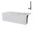 Streamline 66 in. x 32 in. Acrylic Right-Hand Drain Alcove Bathtub in Glossy White With External Drain-101699449