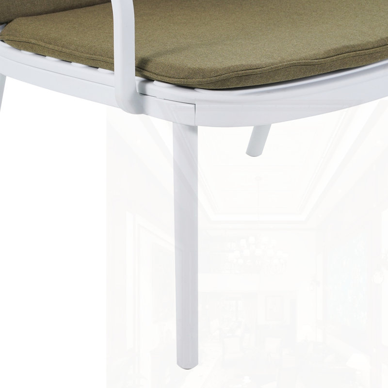 Outdoor Patio PP 3PCS Chair Set, White