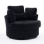 Swivel Armchair with Footstool-627896500