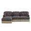 Canapés profonds modulaires Chenille Leopard Modern Living Home