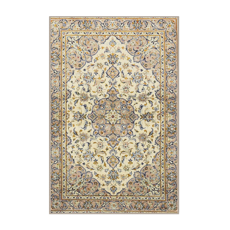 Tapis traditionnel rouge / noir, Rectangle 2 pi x 4 pi