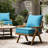 Outdoor Deep Seating Cushion Set Indoor And Outdoor Seat / Back Cushion-346699269-346699288