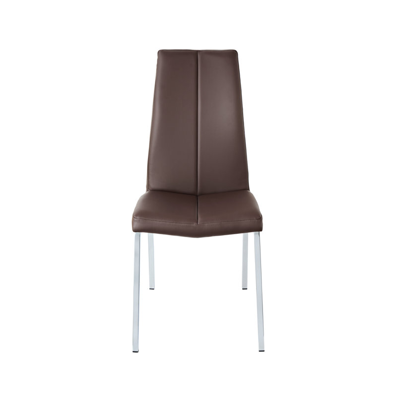 Upholstered Side Chair, Brown
