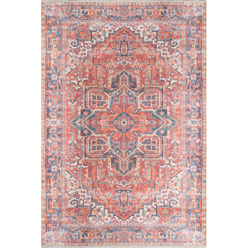 Oriental Indoor Rug, Rectangle 4' X 6'