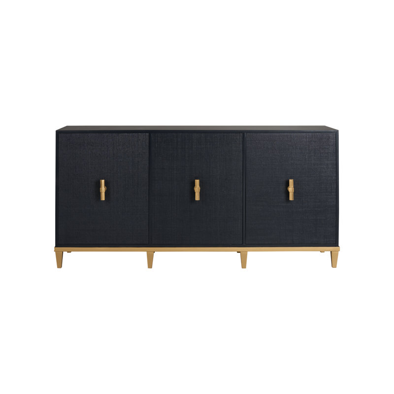 The Sensual Side Of Sleek 70.8'' W Sideboard, Navy Blue