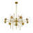 Traiton 9 - Light Dimmable Globe Chandelier