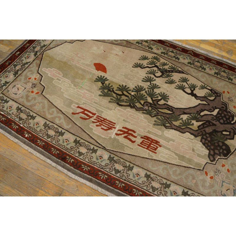 Tapis antique Khotan Allover