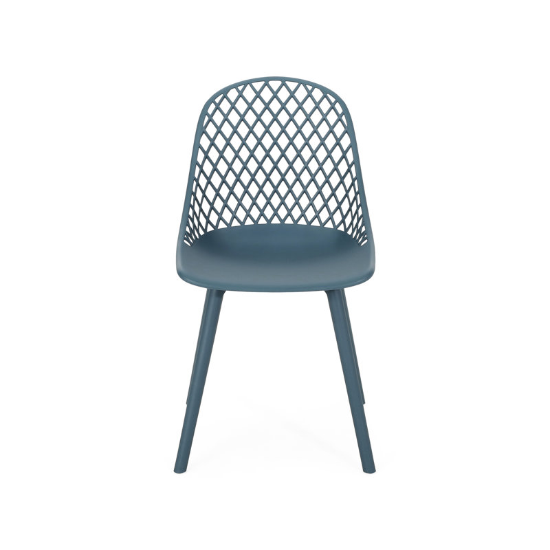 Outdoor Dining Lily Chair In - Weather With Robust Frame And Fashionable Mesh Chair Build