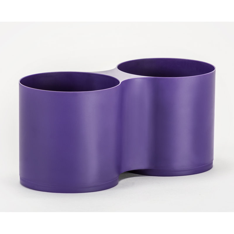 Boîte à fleurs en plastique Kaimar, Violet