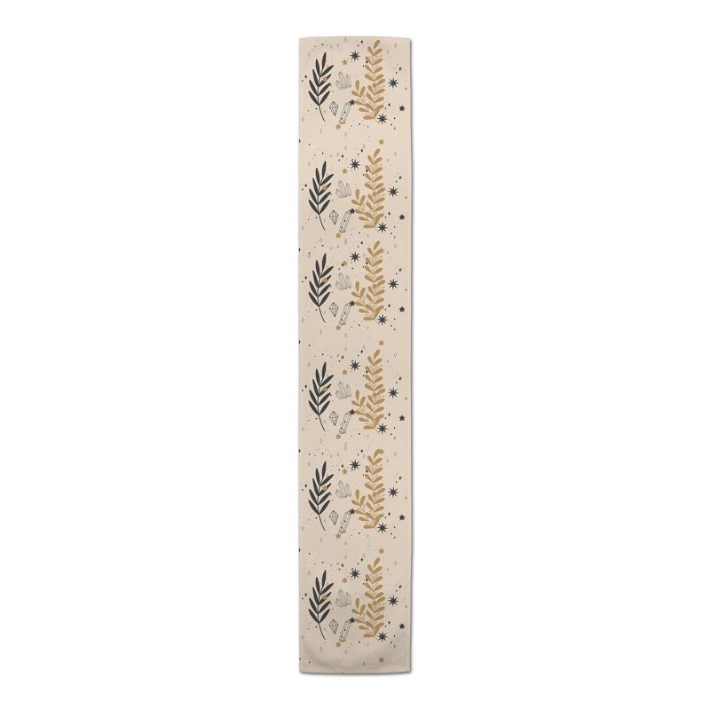Leaf Crystal 5 Table Runner, 72" x 16"