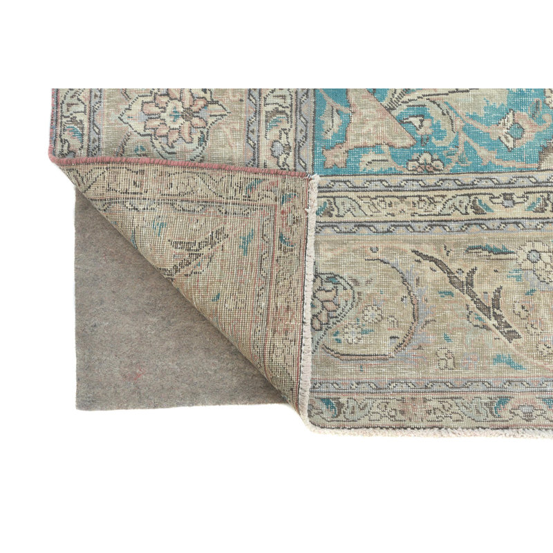Tapis oriental saumon traditionnel unique en son genre 9X12