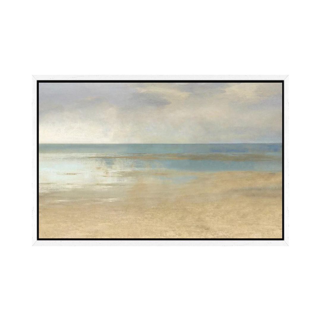 Gerahmtes Leinwandbild Pastel Seascape I von Christy McKee in Beige