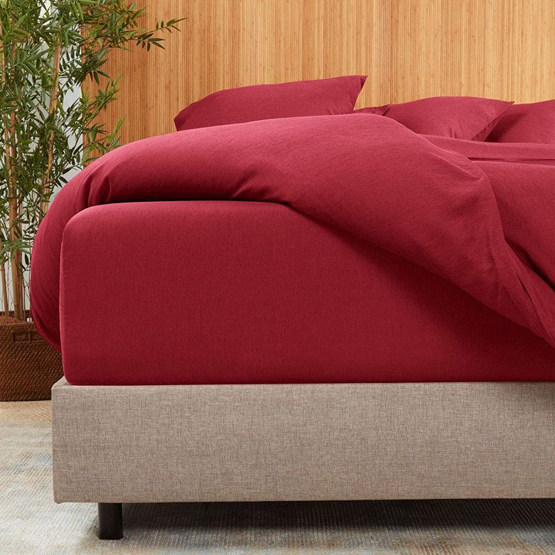 Duvet Cover, Twin Duvet Cover, Burgundy