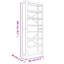 Riem 200cm H Solid Wood Standard Bookcase