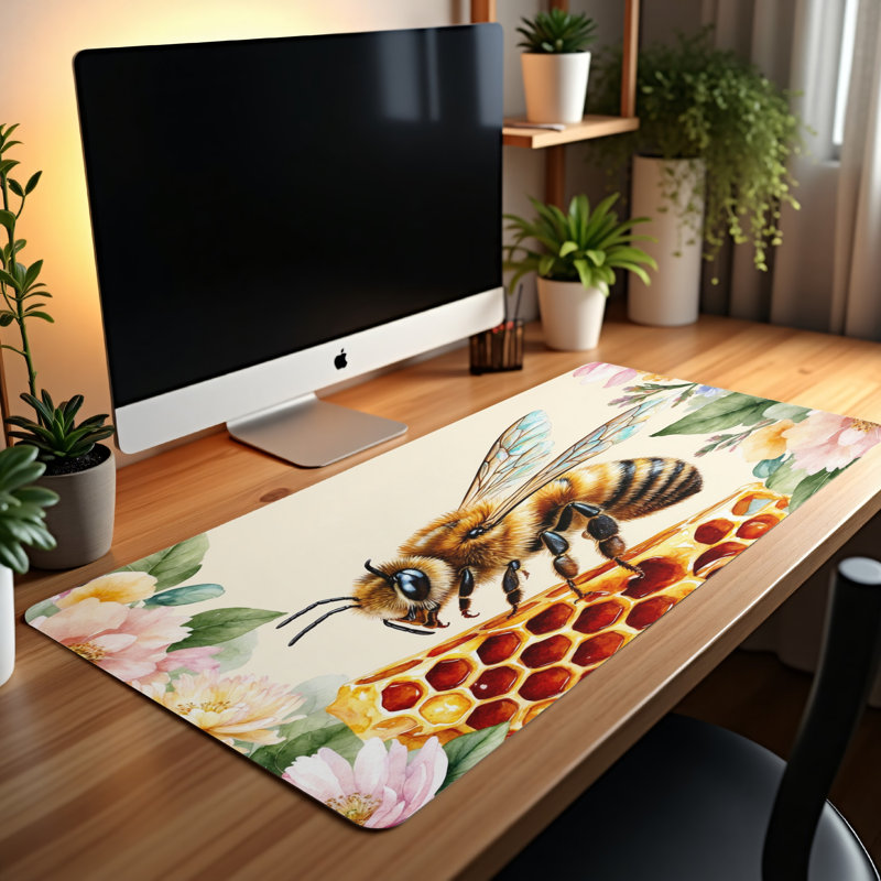 Polyester Desk Pad, 31.5x15.5