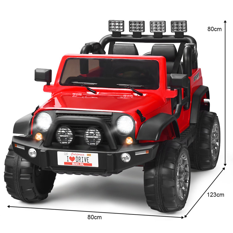 Electric Kids Car Jeep, Assembly, Rechargeable Battery Operated