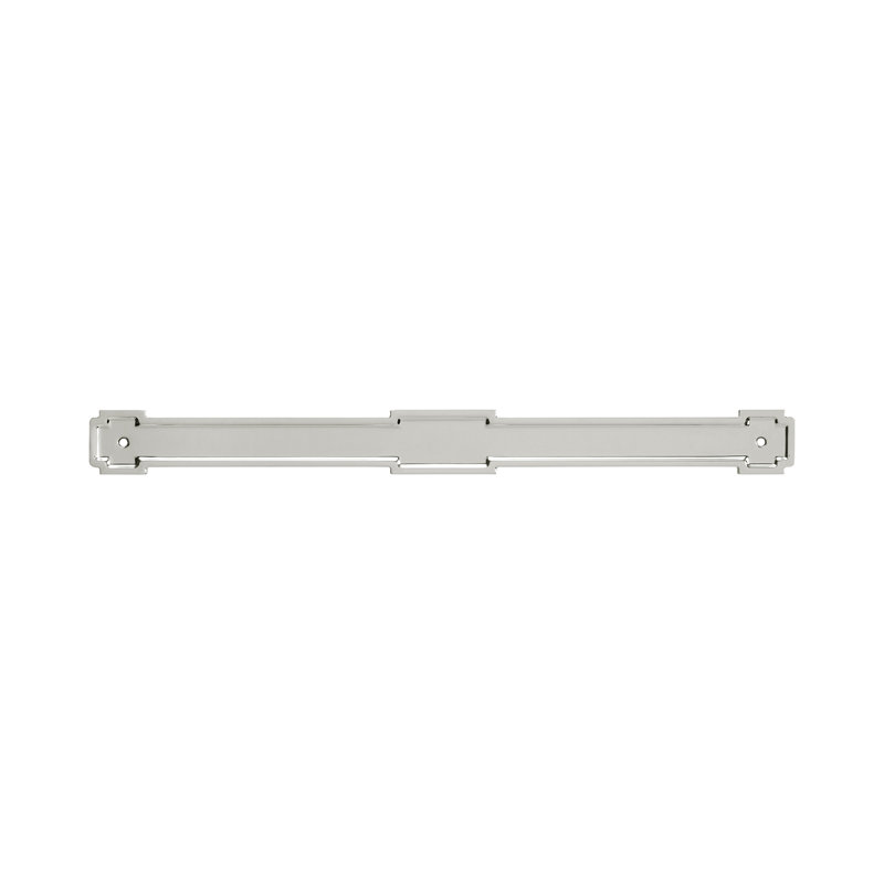 Coventry Collection Pull Backplate - Cabinet Pull - Transitional Hardware for Drawers & Cabinets, Polished Nickel, 3-3/4"