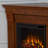 Chateau Corner Electric Fireplace with Mantel-9206751