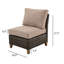 Umeh Wicker Patio Chair with Removable Cushions-94890994