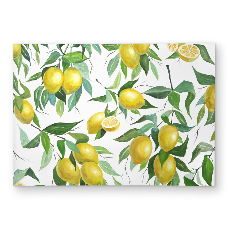 Lemon Pattern Outdoor Area Rug | Kitchen Decor Must-Have