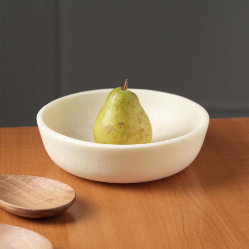 Bol à salade en résine - généreusement dimensionné, finition élégante pour la maison et la cuisine, parfait pour une présentation artistique