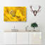 Yellow Butterfly - Wrapped Canvas-56637993