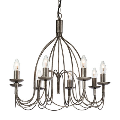 Regency 8 - Light Candle Style Chandelier