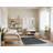 Machine Washable Solid Gray Area Rug-988310536