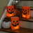 Orange Jack O'Lantern Plastic Luminaria Bags - 12 Count