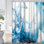 Rideau de douche avec 12 crochets Aquatic