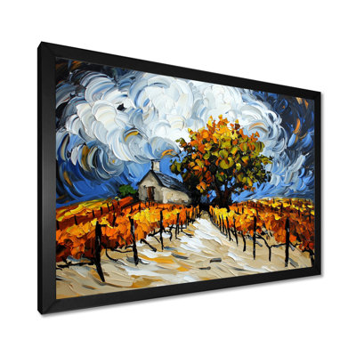 Éclat chatoyant de vignoble II - art mural vignoble