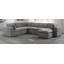Canapé modulaire réversible de large de 138 po avec repose-pieds Amy-Grace-619379934-619379923
