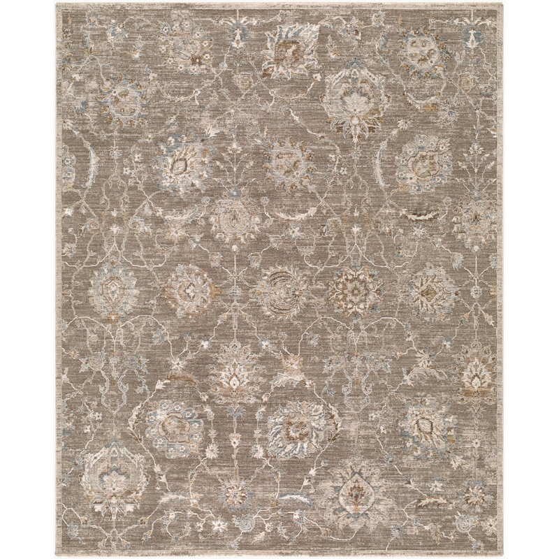 Farshad Machine Woven Area Rug, Rectangle 2' x 2'11", Taupe