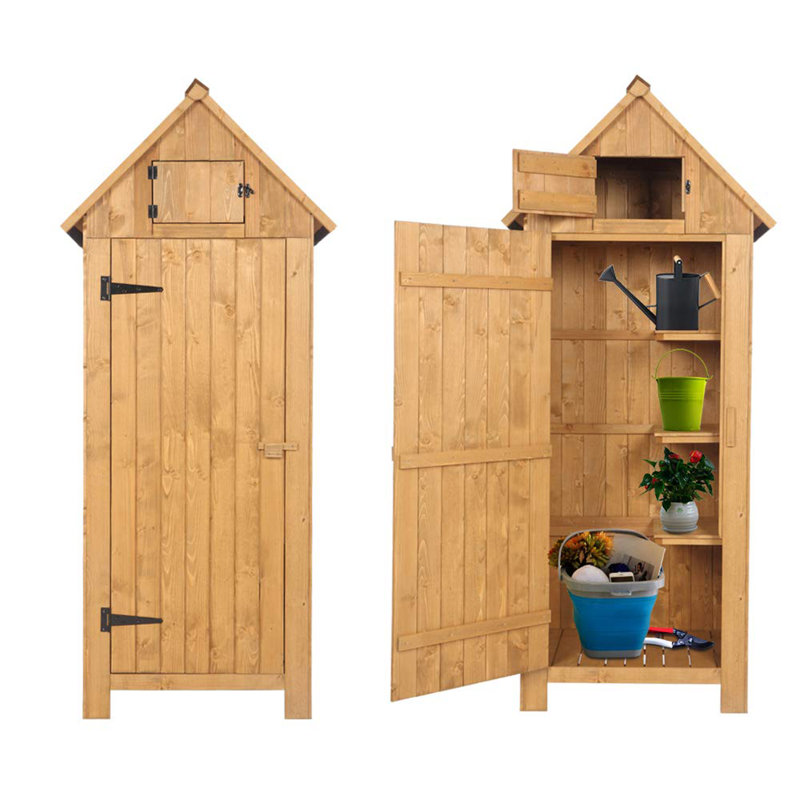 Outdoor Storage Cabinet, Natural