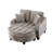 Accent Chair With Storage Semicircular Ottoman-1508179021